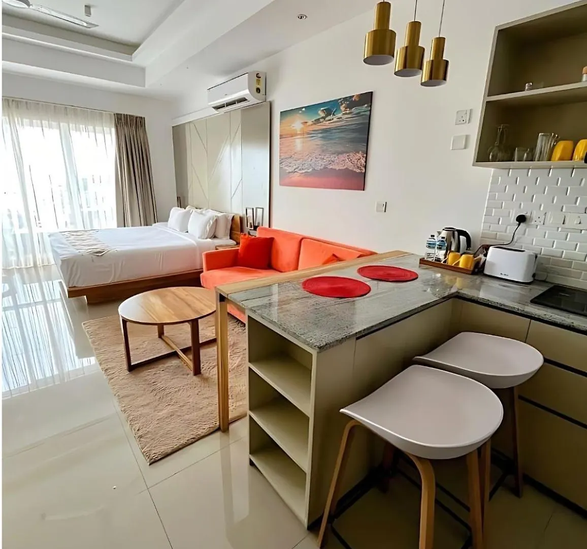 Negombo Ocean View Luxury Studio By Serendib Vacation 0*,